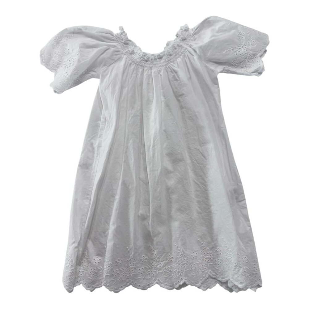 AMIKI - NIGHTGOWN - 100% COTTON - WHITE  - NEW NO TAG - Picture 2 of 4